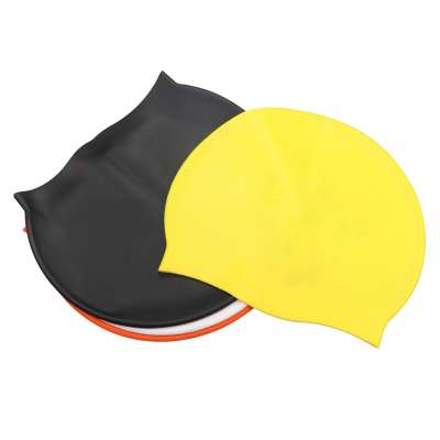 Brand New printing 100% soft silicone kids swimming cap